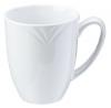 Kaffee-Becher 0.4l, 9.4x11.2cm (DxH); weiß; rund; Porzellan